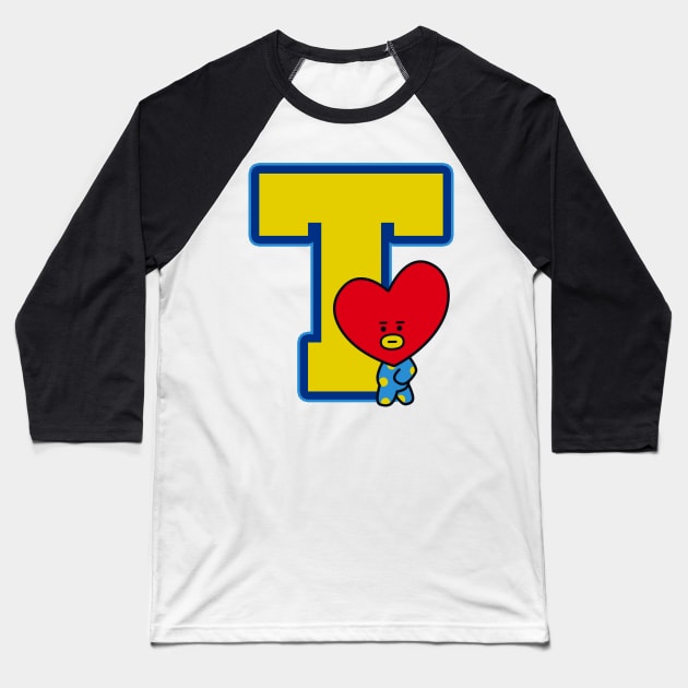 BT21 University - Tata Baseball T-Shirt by ZeroKara